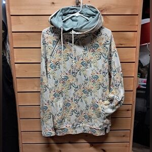Ampersand Avenue Floral Hoodie Size M